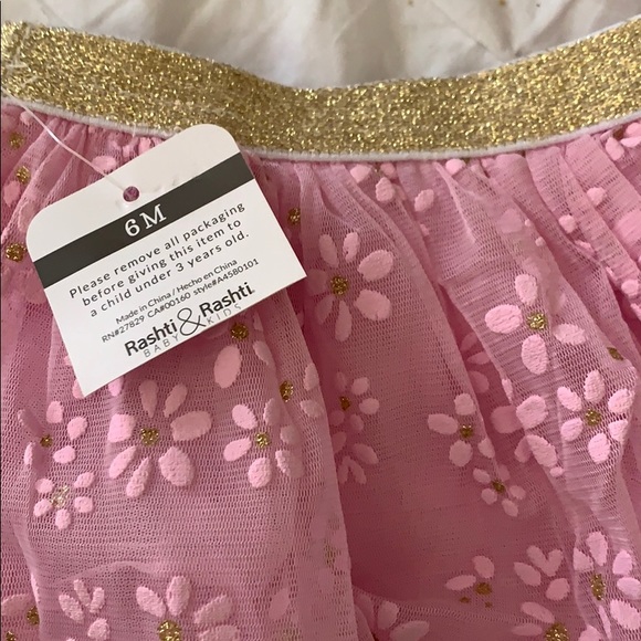 Pink and gold tutu skirt - Picture 2 of 4